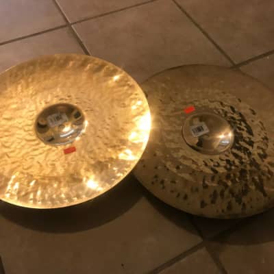 Zildjian 14" K Dark Thin Hi Hats Rarity Cymbals hihat image 3