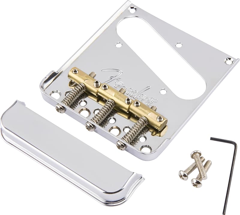 FENDER - 3-Saddle American Pro Telecaster Bridge Assembly Chrome - 0992005000 image 1