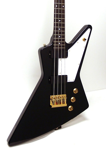 Epiphone Explorer エレキベース ブラック Epiphone Korina Explorer Ltd Ed Electric Bass Guitar - Ebony