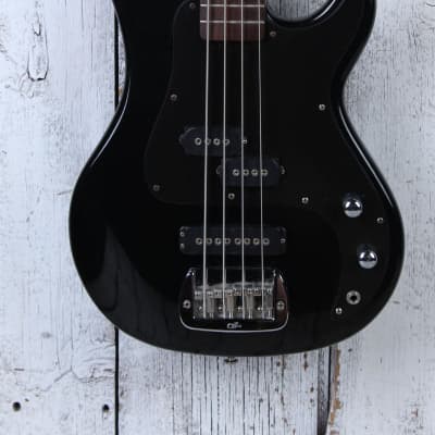 G&L Guitars SB-2 P/J Bass Solid Body 4 String Electric Bass Guitar Black Finish for sale