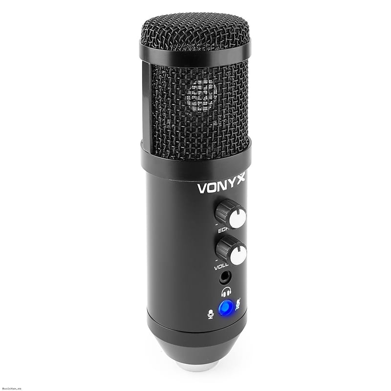 Vonyx CMS320T - Microphone Studio USB avec Bras Articulé Réglable