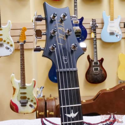 Paul Reed Smith PRS Wild West Guitars Special Run CE 24 Painted Black Neck 57/08 Covered Pickups Faded Grey Black Purple Burst 7.60 LBS image 5