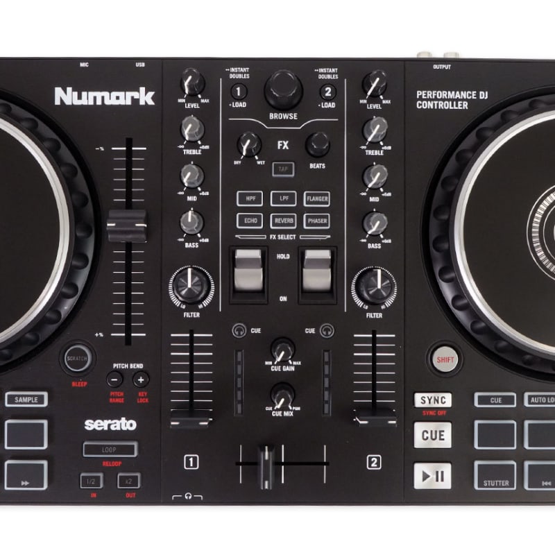 Numark Mixtrack Pro 3 All-In-One DJ Controller for Serato DJ (White