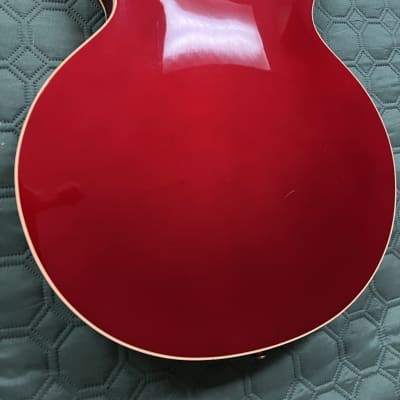 Gibson ES335 Jim Beam model only 18 produced. 1999 - Red Metallic and Graphics hand painted. image 11