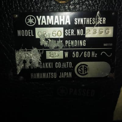 Yamaha CS-60 image 9