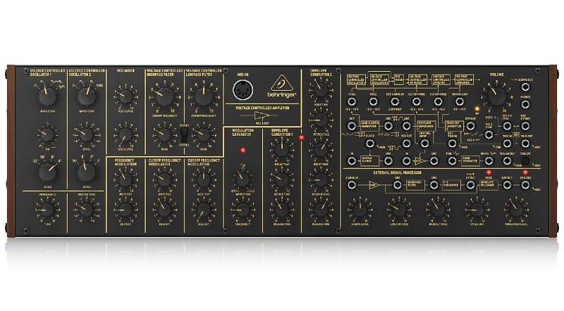 Behringer K-2 Analog Semi-Modular Synthesizer - Black image 1