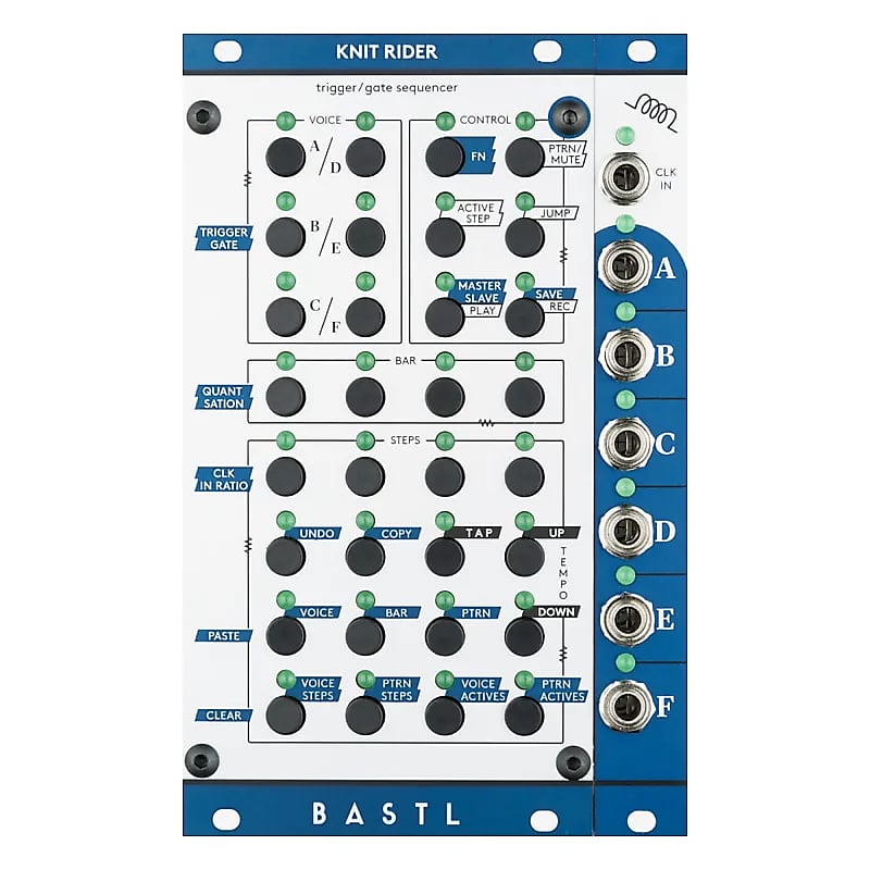 BASTL Instruments Knit Rider 6-Voice Trigger / Gate Sequencer imagen 1