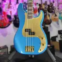 Squier 40th Anniversary Gold Edition Precision Bass - Lake Placid Blue *FREE PLEK WITH PURCHASE* Free Shippi