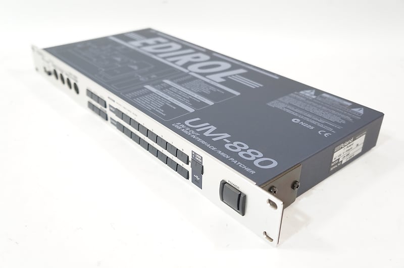 EDIROL UM-880 usb midi interface 【完動品】 Edirol UM880 8x8 USB MIDI Interface and Patcher | zZounds