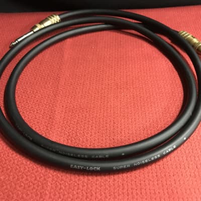 1/4" TS Easy-Lock Cables- Vintage 1980's Set of 3 image 2