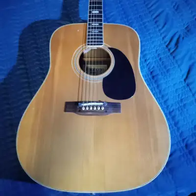 Epiphone FT-150 Dreadnought Acoustic  1977 Natural Made In Japan Norlin Era By Gibson image 2