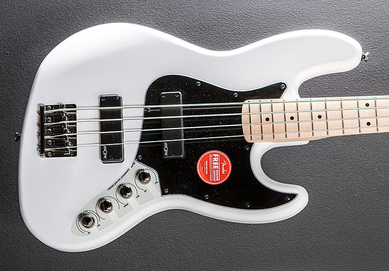 Squier Contemporary Active Jazz Bass HH - Flat White image 1