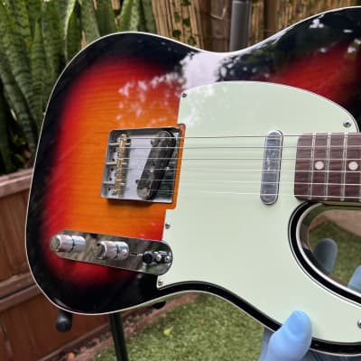 Squier Classic Vibe Telecaster Custom with Rosewood Fretboard 2010 - 2018 - 3-Color Sunburst + upgrades image 12