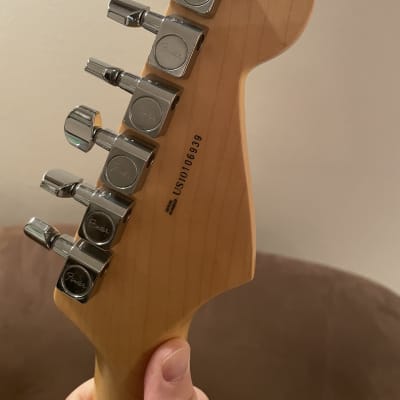 Left handed Fender American Standard Stratocaster Left-Handed with Maple Fretboard 2008 - 2012 - Blizzard Pearl image 14