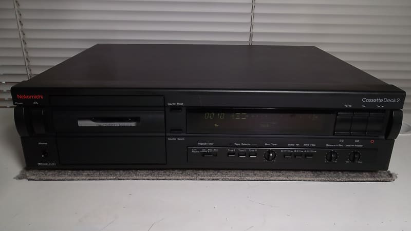 1991 Nakamichi Stereo Cassette Deck 2 Recorder 1-Owner Serviced New Belts 09-14-2023 Excellent #699 image 1