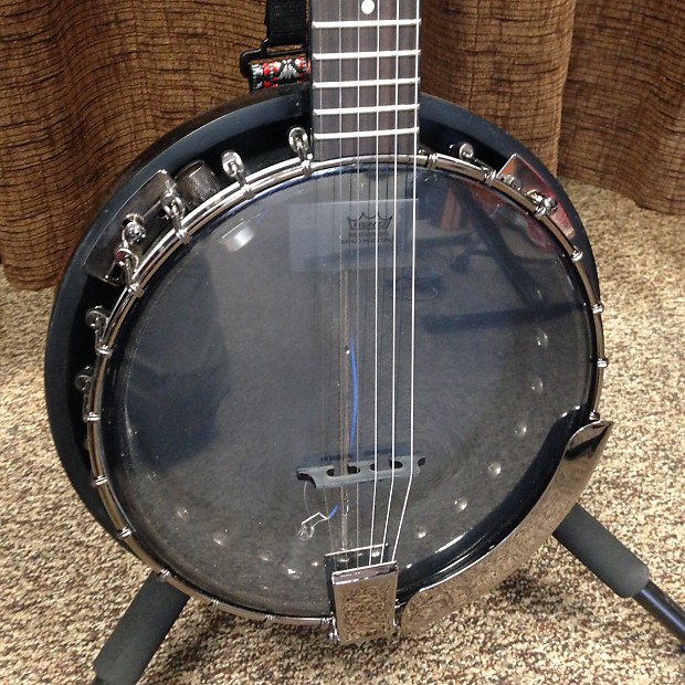 Left Handed Dean BW6E BC Backwoods 6 Six String Acoustic Electric Banjo Lefty w Case Reverb