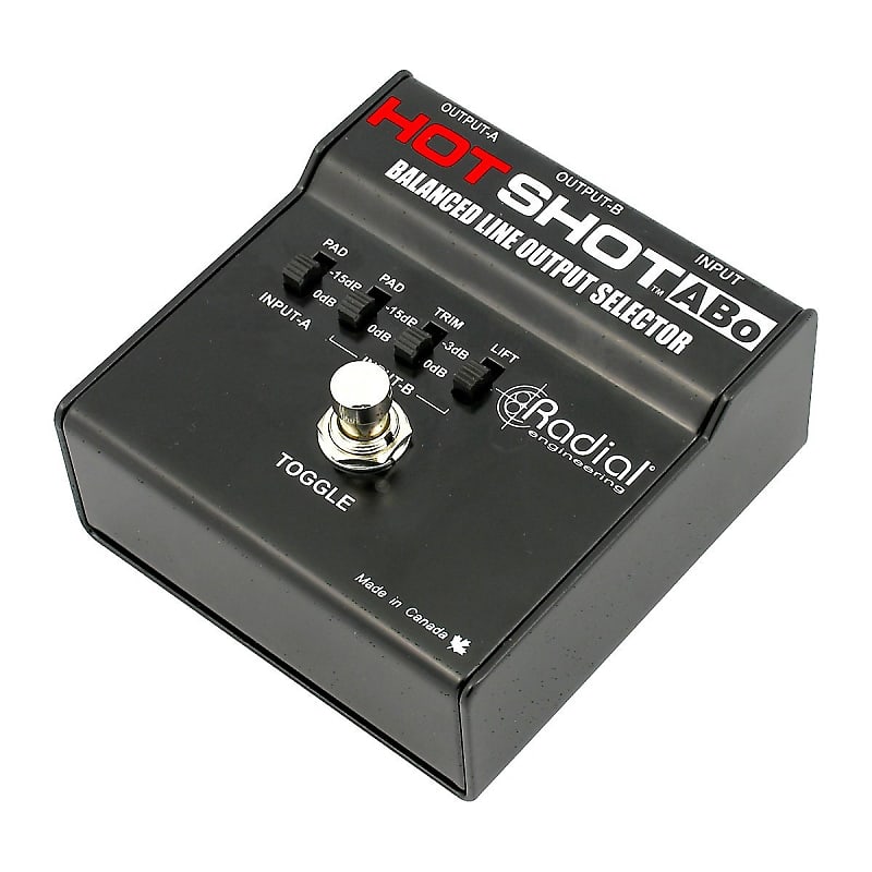 Radial Engineering HotShot ABO Line Output Selector Frequency Response 20Hz ~ 20kHz image 1