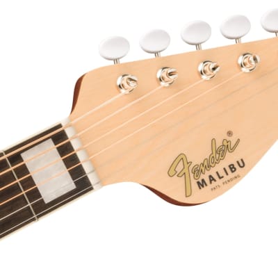 Fender Malibu Vintage Concert All Solid Acoustic Electric Guitar Natural, w/Case image 5