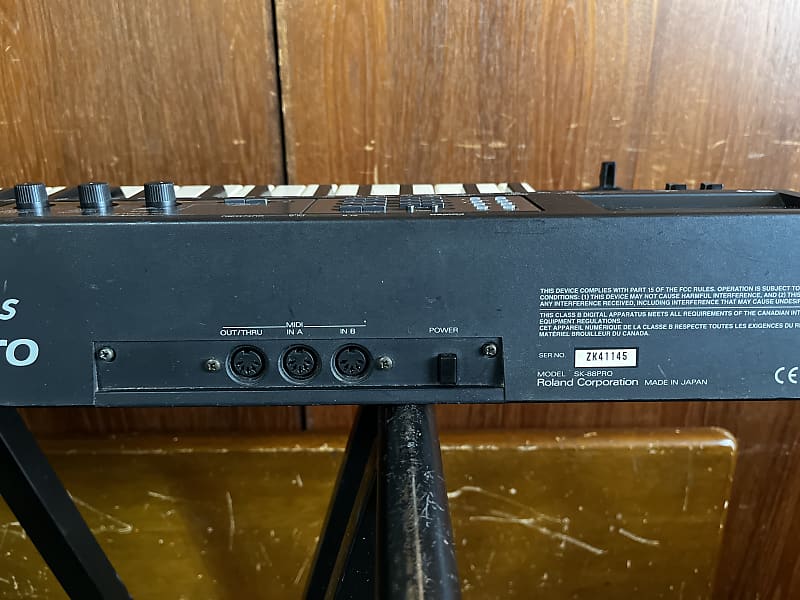 Roland SK-88Pro sk88pro sc88pro Sound Module Keyboard w/ power supply