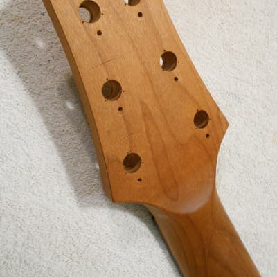 Warmoth Vortex Roasted Maple / Rosewood Electric Guitar Neck, RH, Stainless Steel 6150 Frets, Wolfgang Neck Profile image 12