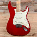 Fender American Deluxe Stratocaster Crimson Red Transparent 2000 (s081)