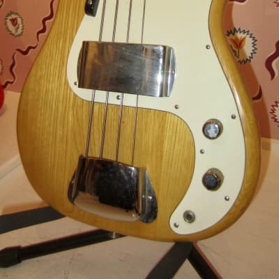 Vintage 1970s Aspen Precision Bass Copy - Natural Finish for sale