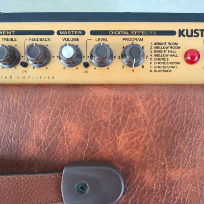 Kustom Mosfet KAA65 Acoustic Guitar Amp Leather Custom Southwestern image 5