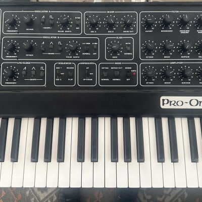 Sequential Pro-One 37-Key Monophonic Synthesizer 1981 - 1984 - Black