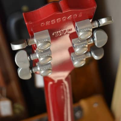 2000 Gibson USA Limited Edition ES-335 BP Translucent Red, Black Binding, Ebony Board w/OHSC, RARE image 18