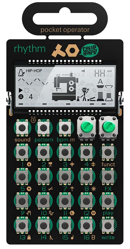 Teenage Engineering PO-12 Rhythm Pocket Operator Drum Machine and Sequencer image 1