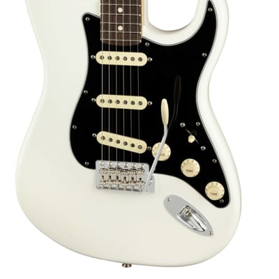Fender American Performer Stratocaster Electric Guitar Rosewood FB, Arctic White image 7