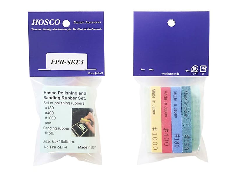 Hosco Fret Polishing Rubbers - Set of 4 image 1