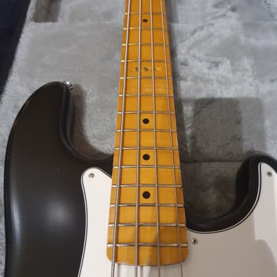 ESP E-II vintage precision bass PJ Maple fretboard black image 6