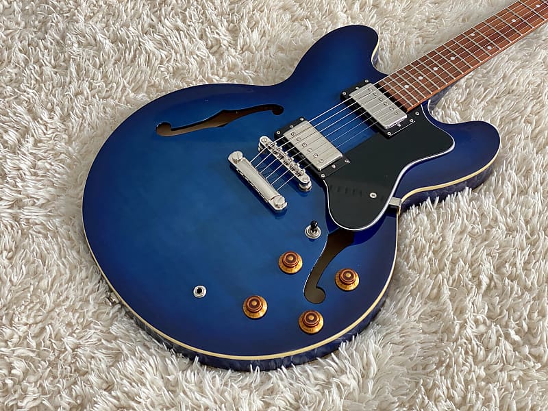 Epiphone dot deals deluxe blue burst