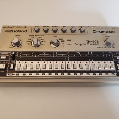 Roland TR-606 Drumatix 1980s - Silver