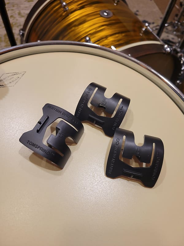 British Drum Company TomSpring Isolation tom mounts set Reverb