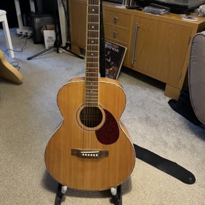 Kasuga F-10 OM Style Acoustic Guitar - Natural - Made In Japan