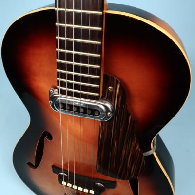1966 Framus 5/51E Sunburst Hollowbody Archtop Electric Guitar image 3