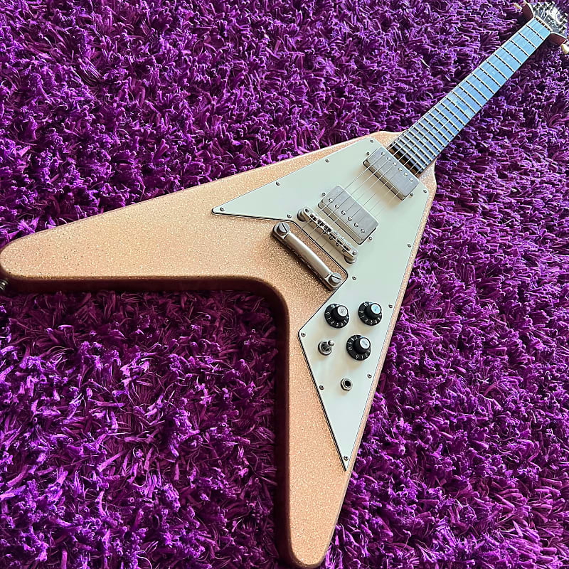 1990s Burny LV115KK Ken Kitamura "L'arcenCiel" Flying V Reverb