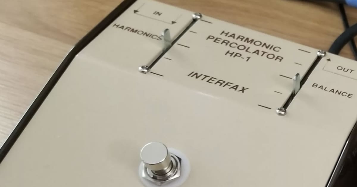 The Curious Cult of the Harmonic Percolator | Reverb News