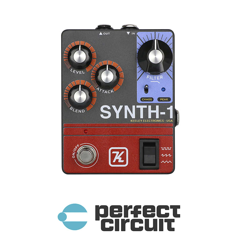 Keeley Synth1 Guitar Synthesizer Pedal Reverb