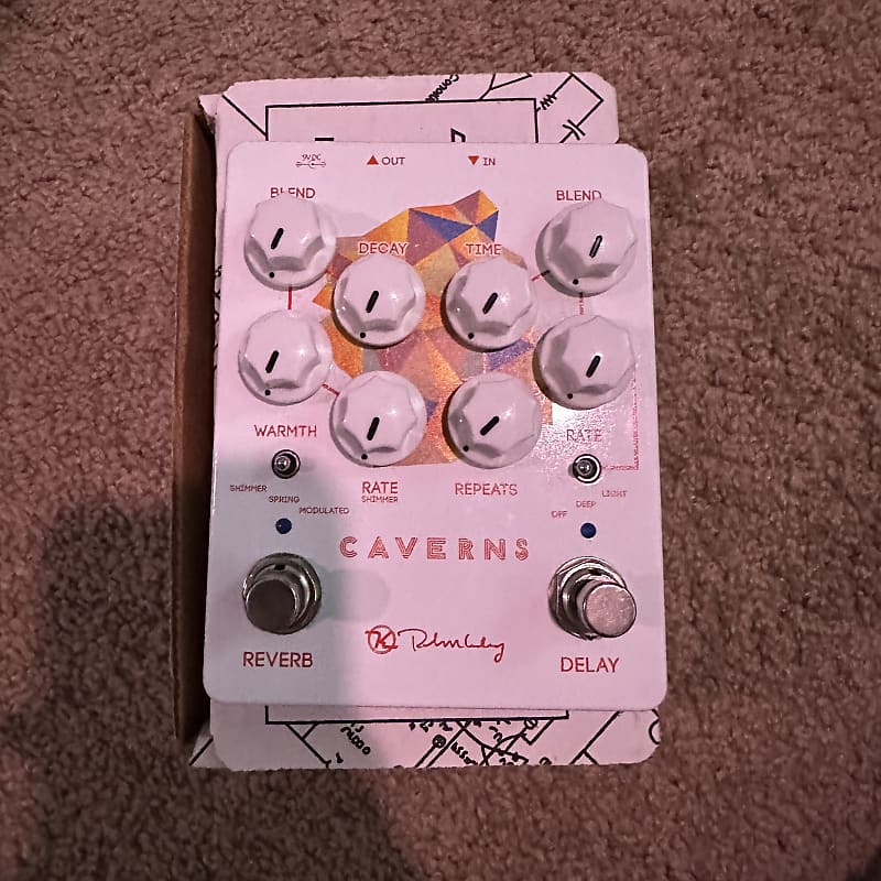 Keeley Caverns Reverb / Delay V2 2017 Present White Reverb