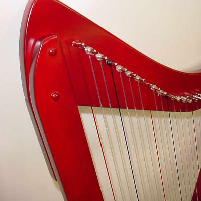 Rees Harps Harpsicle Harp, 26 Strings, Red Stain Finish image 2