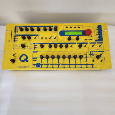 Waldorf Q Rack Synth - 16-Voice Rackmount Synthesizer 1999 - 2011 - Yellow