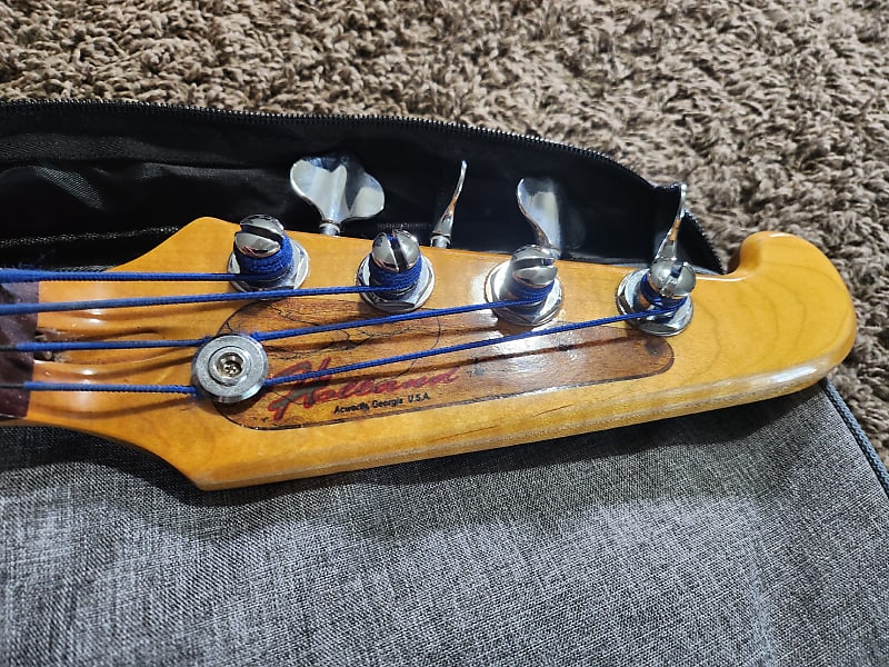 Custom Made Hard Wood Fretless Bass Reverb