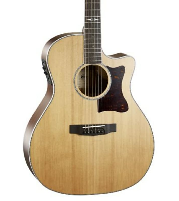 Cort GA5FBWNS Grand Regal Acoustic Electric Cutaway Guitar. Natural Satin image 1