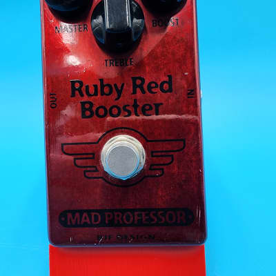 BJF Design Mad Professor Ruby Red Booster Guitar Effect Pedal Bass Buffer Treble image 3