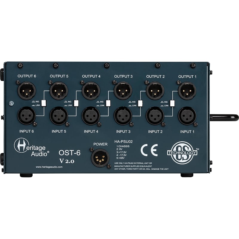 Heritage Audio OST-6 V2 500-Series Rack