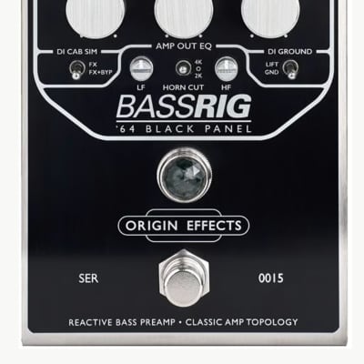 ORIGIN EFFECTS BassRIG ’64 Black Panel Origin Effects Bassrig '64 Black Panel – United States