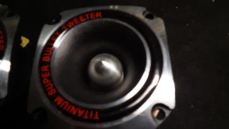 TWEETER ALUMINUM BULLET TWEETER   JBL  STYLE PHASE PLUG   8 OHM REPLACEABLE DIAPHRAGM  			